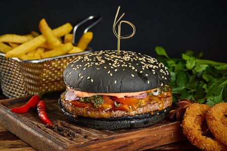 Бургер Черный чимичурри