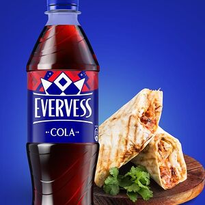 Cola Evervess + Шаурма