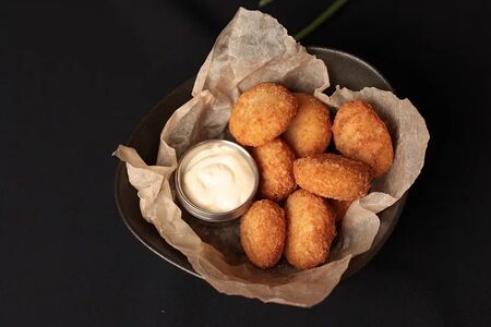 Сырные медальоны 