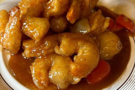 Креветки в соевом соусе 