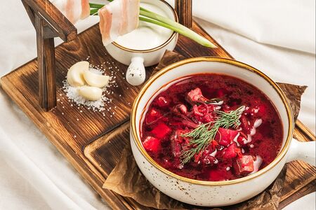 Борщ с нежным языком 