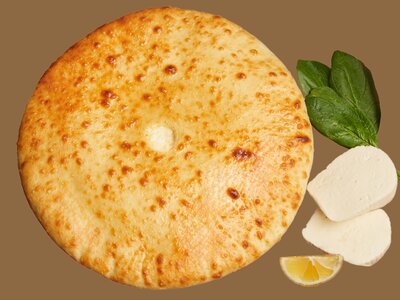 Осетинский пирог с сыром и шпинатом 