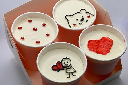 Набор тортов в стакане