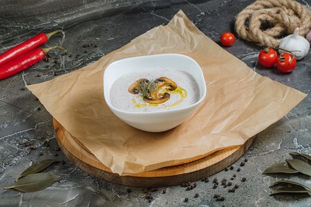 Крем-суп грибной