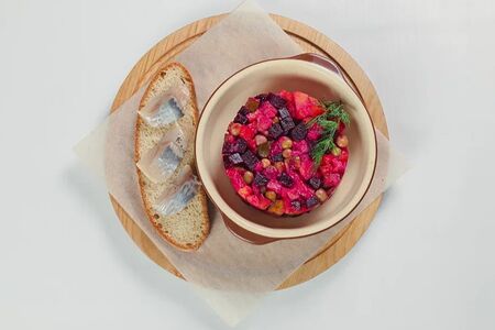 Салат Винегрет с селёдкой