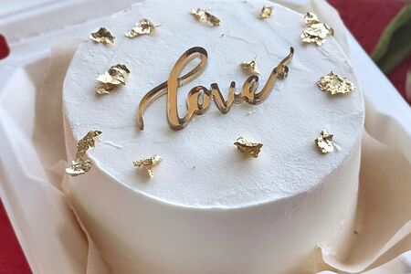 Бенто торт №706 День святого Валентина