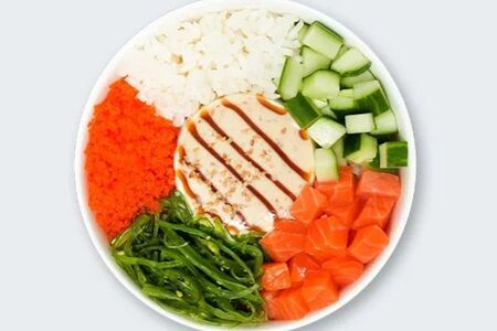 Поке с лососем