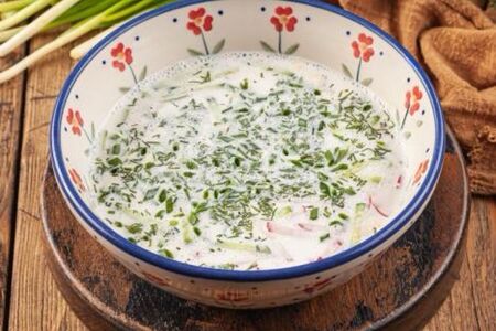 Окрошка на кефире