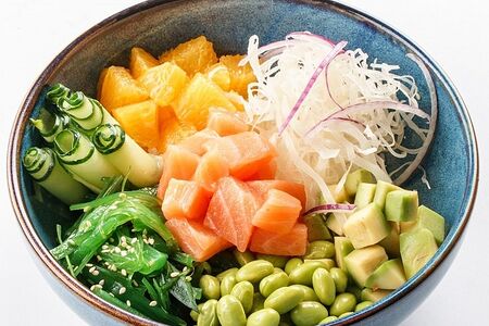 Поке с лососем