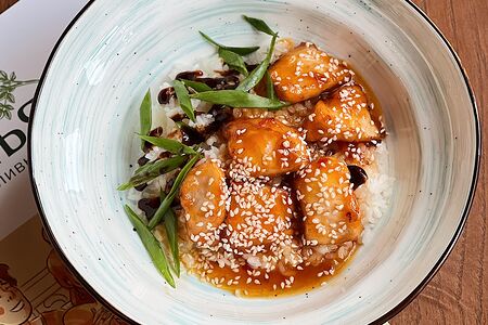 Корейская курочка в кисло-сладком соусе