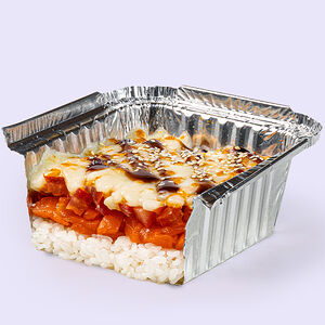 Лазанья с лососем