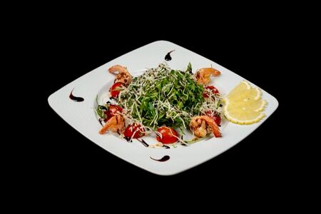 Салат Руккола с креветками