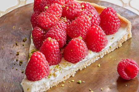 Ягодный тарт с малиной