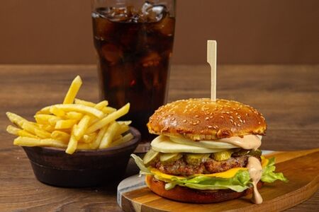 Бургер Сет Горячая цыпа