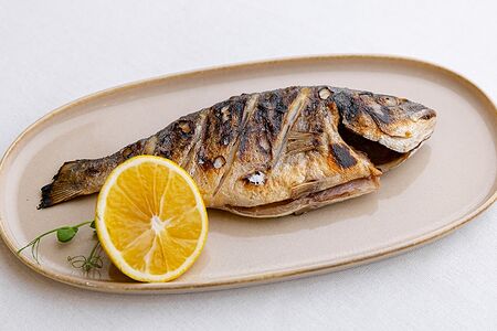 Дорадо с мангала