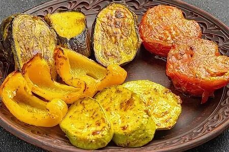 Овощи на мангале 