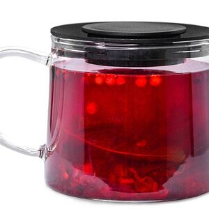 Чай брусничный с клюквой и мятой