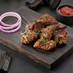 Шашлык из бараньей мякоти 