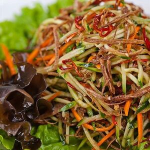 Салат из говядины острый