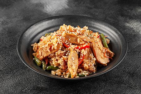 Рис с курицей