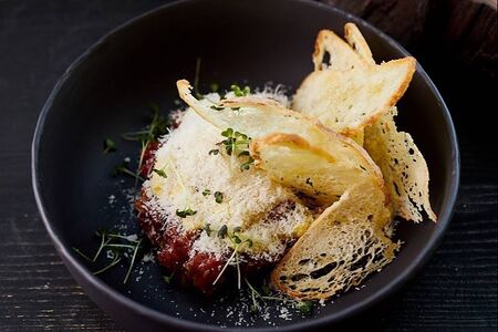 Тартар из мраморной говядины