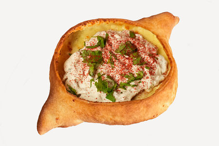 Аджарули с курицей шкмерули