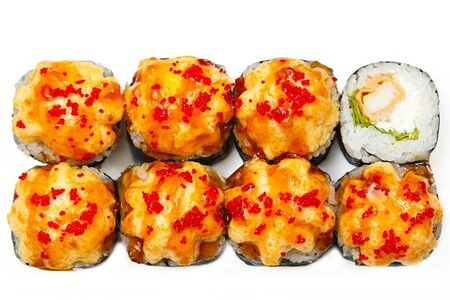 Запеченный с окунем