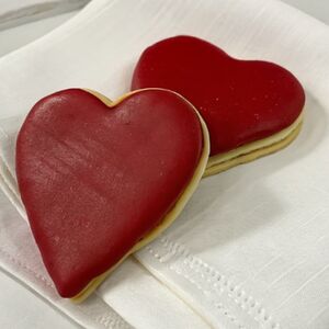 Печенье глазированное Сердечки