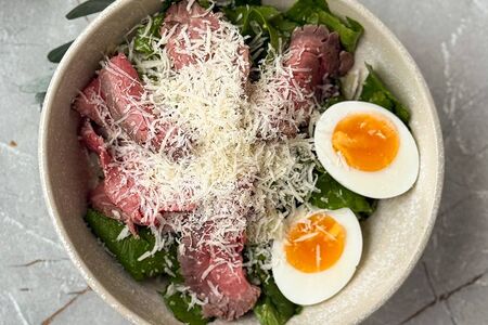 Салат с ростбифом 