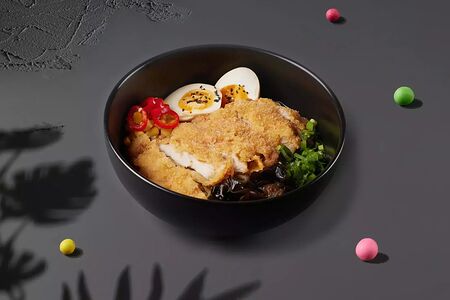 Рамен с курицей кацу