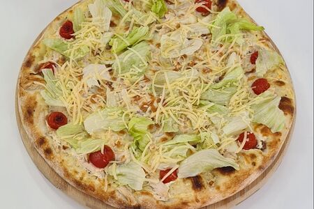 Пицца Цезарь с курицей