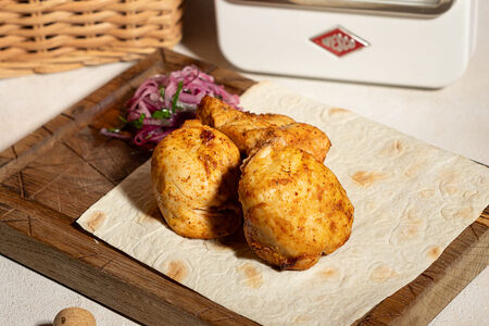 Куриное филе с салатом коул слоу