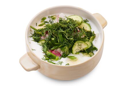 Окрошка на кефире