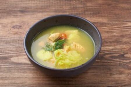 Рыбный с луком-пореем