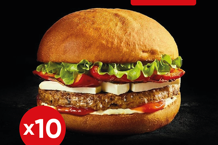 10 бургеров