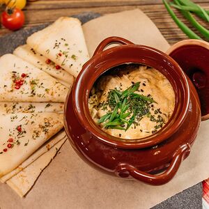Мачанка с блинами