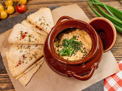 Мачанка с блинами