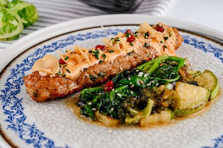 Кебаб из креветок 