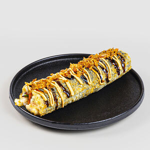 Азия хот-дог с лососем