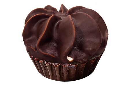 Пирожное Корзиночка с черной смородиной в шоколаде 