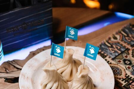 Хинкали курица кинза