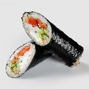 Шауролл с лососем