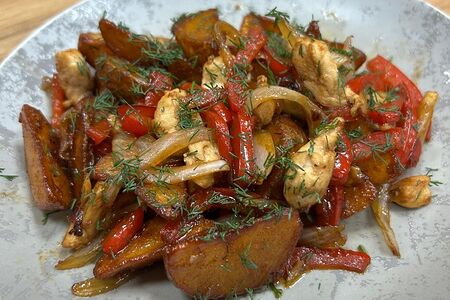 Жаркое с курицей