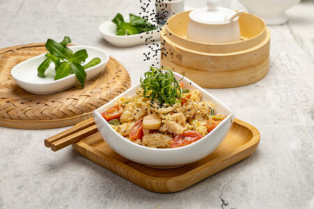 Удон с морепродуктами