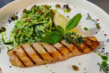 Стейк из лосося 