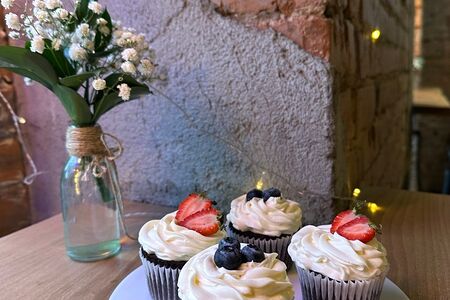 Капкейк Шоколадный с Карамелью