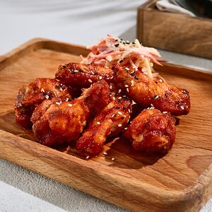 Куриные крылья в абрикосовой карамели