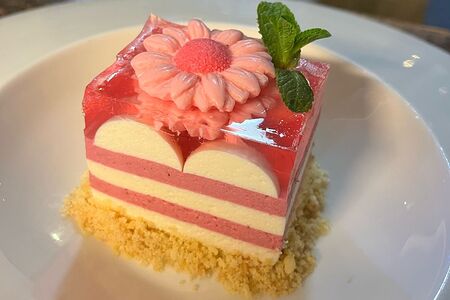 Мусс-чизкейк с клубникой