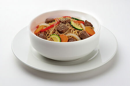 Удон с говядиной