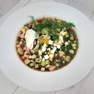 Окрошка на квасе